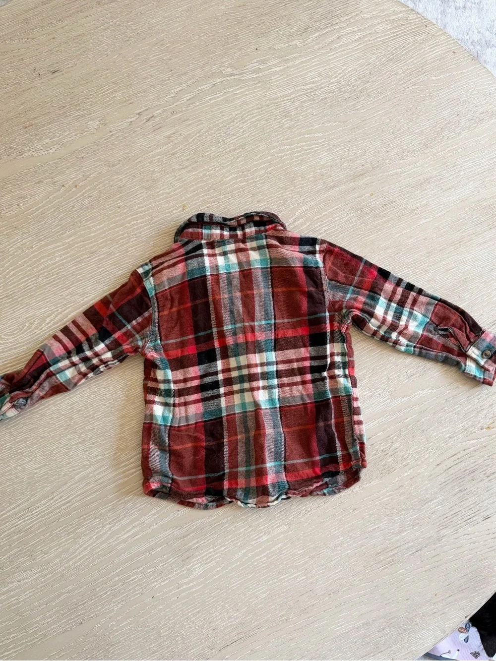 Old Navy Plaid Flannel L/S Button down, 3T